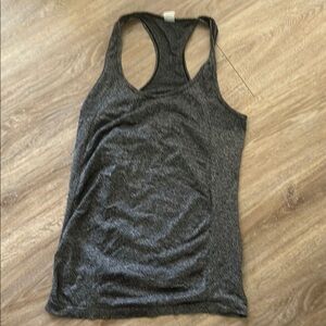 Gray Racerback Tank Top